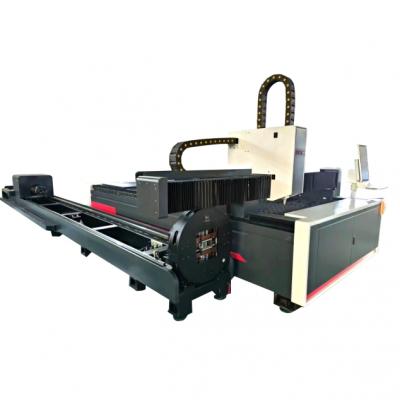steel tube and sheet fiber  laser cutting machine